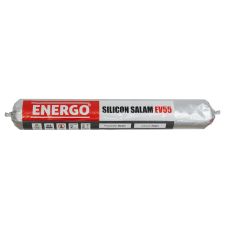 Silicon etansant EV55 neutru negru rezistent UV pentru metal sticla piatra folie tip salam 600ml ENERGO