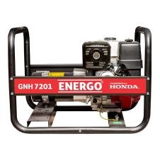 Generator portabil GNH7201 cadru deschis Pmax 6.0kW/230V rezervor 6.1L benzina Honda GX390 start manual ENERGO