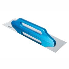 Gletiera zimtata ULC tip elvetian lama inox 480x130mm dantura 8x8mm cu maner lemn ENERGO