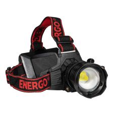 Lanterna PEGAS pentru cap LED 15W intensitate 1200lm distanta 150m IPX4 reincarcabila 3.7V 3x1500 mAh ENERGO