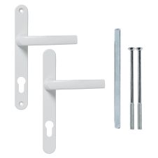 Maner usa termopan PRAGA material aluminiu latime-28 mm interax-85 mm culoare alb RAL 9016 ENERGO