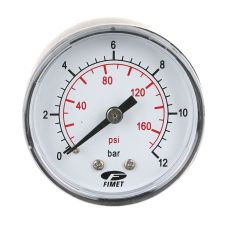 MANOMETRU 0-12 BAR G 1/8''  D 40 MM 606 ENERGO