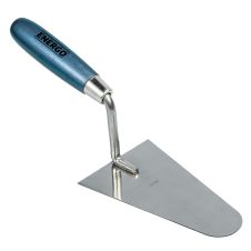 Mistri lama inox MIR160 L-160mm semirotunda grosime 1.0mm cu maner lemn pentru zidar ENERGO