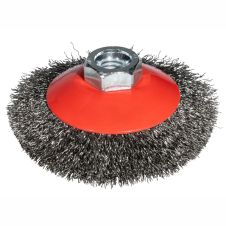 Perie sarma disc INTENSIV D-100mm M14 grosime fir 0.3mm L-20mm g-20mm despletit din inox ENERGO