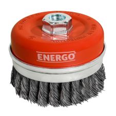 Perie sarma oala INTENSIV D-100mm M14 cu sectiune fir 0.5mm g-24mm toroane din otel ENERGO