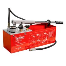 Pompa manuala testare presiune instalatii PIPE TEST 1250 Pmax-50 bari volum rezervor 12Litri ENERGO