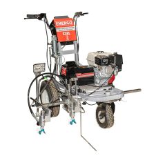 Pompa airless cu motor termic X32L pentru trasat marcaje rutiere 2 pistoale debit 3.2L/min 227 bari benzina Honda GX160 ENERGO