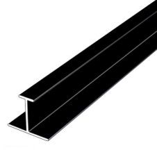 Profil intermediar tip H L-3m negru anodizat ENERGO