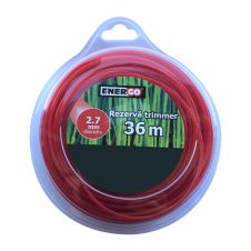 Rezerva trimmer NYL-TEH nylon D-2.7mm L-36m rosie profil-rotund ENERGO