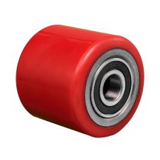 Roata poliuretan furca D-80 mm cu latime 70 mm pentru transpalet MOBILIFT ENERGO