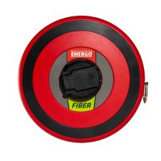 Ruleta banda fibra sticla FIBER 3S L-20 m latime 12.5 mm carcasa inchisa si manivela ENERGO