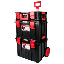 Set 3 cutii scule pe role 530x355x825 mm modular 50 Energo