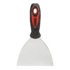 Spaclu lama inox EFICIENT ERGO latime 125mm grosime 0.5mm cu maner bimaterial ENERGO