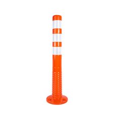 Stalp semnalizare rutiera H-75 cm TPE cu 3 benzi reflectorizante ENERGO