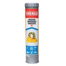 Vaselina universala grafitata LUBRIALL K2 pe baza de calciu NLGI:2 cartus 400 grame ENERGO